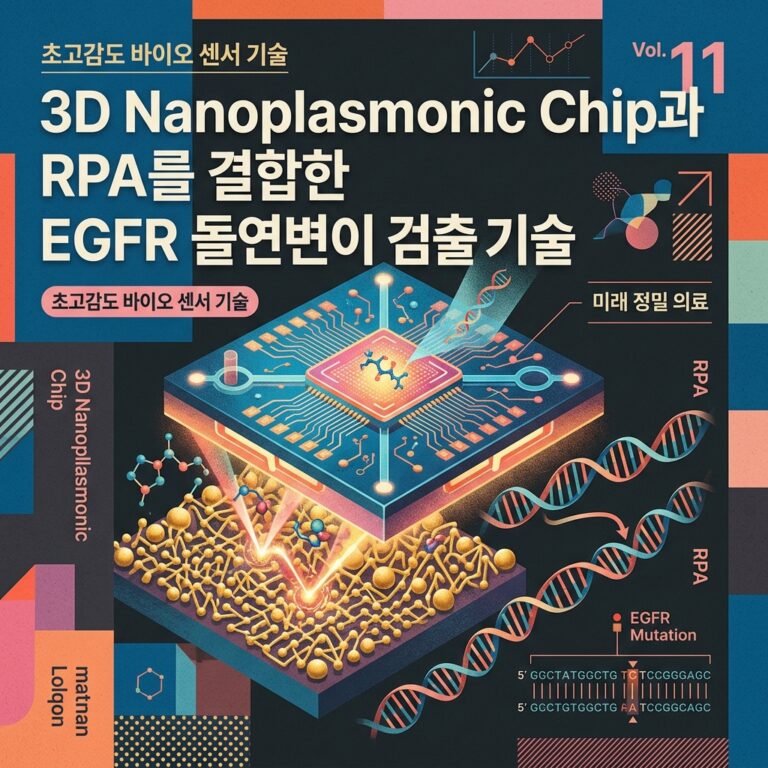 ai thumbnail poster 3D Nanoplasmonic Chip과 RPA를 결합한 EGFR 돌연변이 검출 기술 1789051199