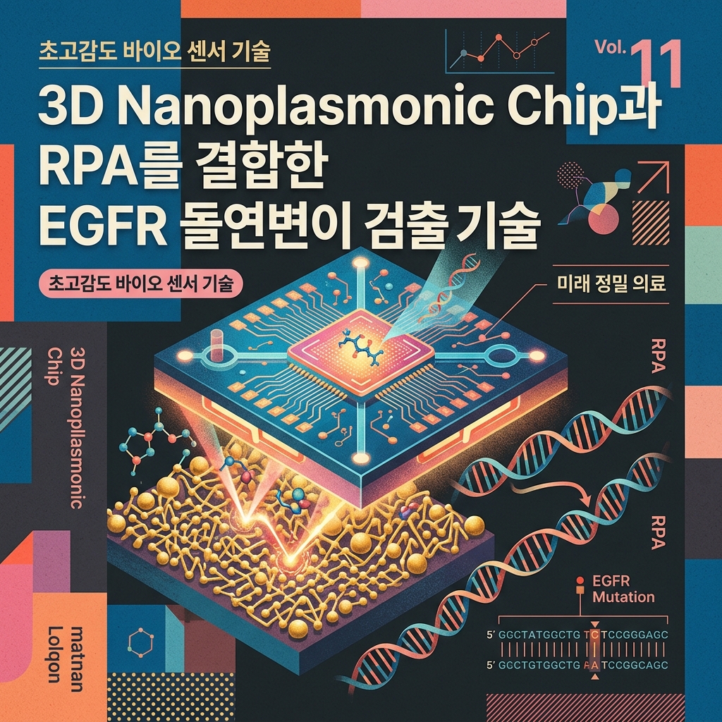 ai thumbnail poster 3D Nanoplasmonic Chip과 RPA를 결합한 EGFR 돌연변이 검출 기술 1789051199