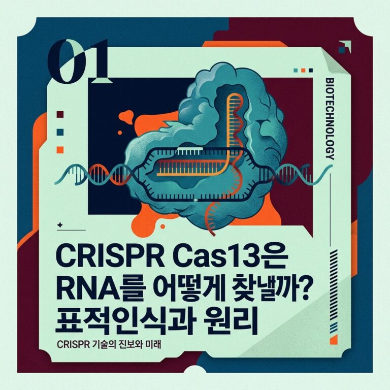ai thumbnail poster CRISPR Cas13은 RNA를 어떻게 찾아낼까 표적인식과 원리 1788364167