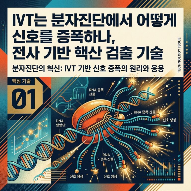 ai thumbnail poster IVT는 분자진단에서 어떻게 신호를 증폭하나 전사 기반 핵산 검출 기술 1788438551