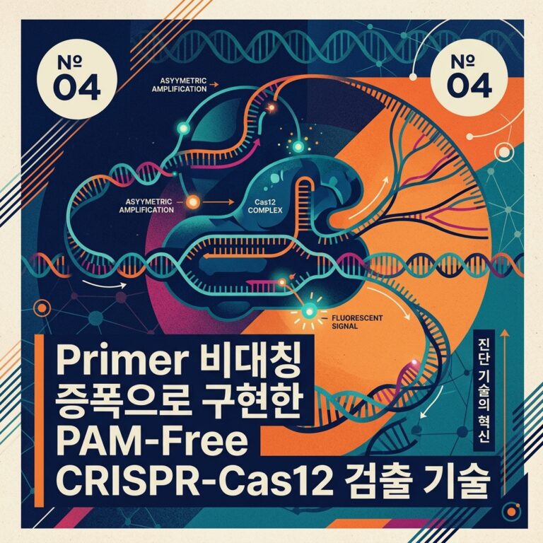 ai thumbnail poster Primer 비대칭 증폭으로 구현한 PAM Free CRISPR Cas12 검출 기술 1789052481