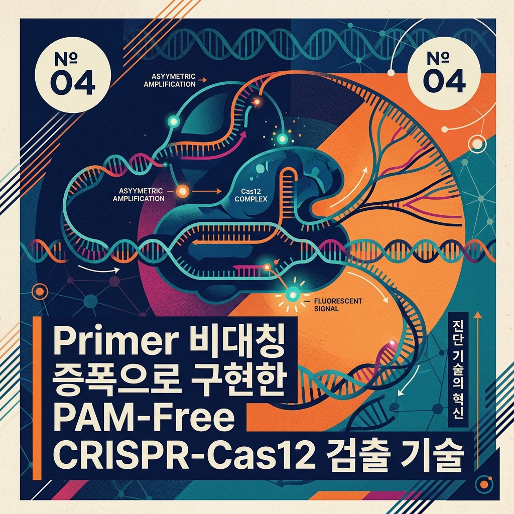 ai thumbnail poster Primer 비대칭 증폭으로 구현한 PAM Free CRISPR Cas12 검출 기술 1789052481